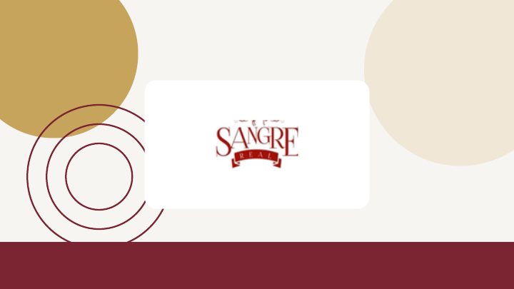 Portada del catálogo Sangre Real